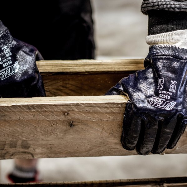 Puuvillakäsine Nitriili