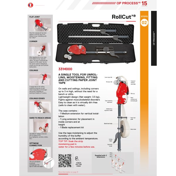 Roll-Cut Saumanauha Annostelija