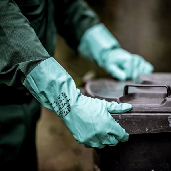 Kemikaalisuojakäsine Green Barrier 